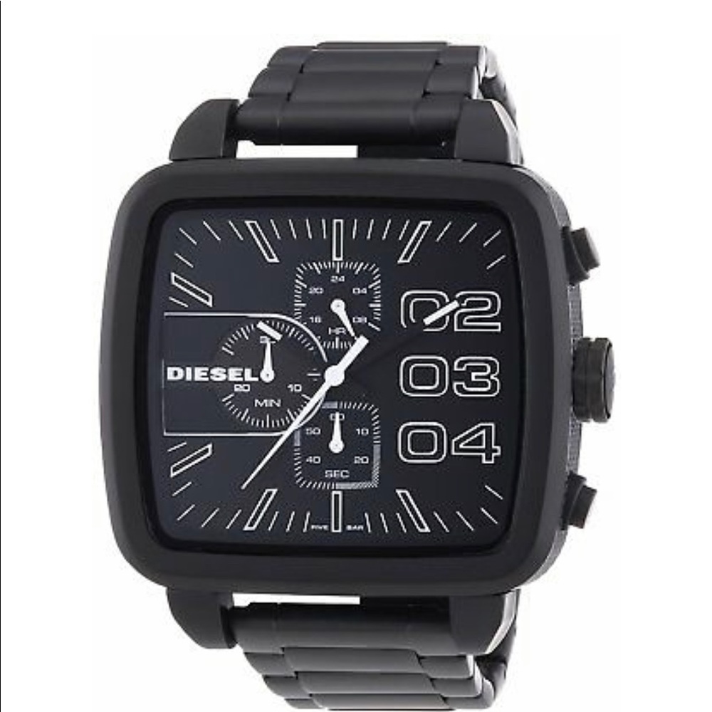 Diesel DZ4300 Men's Square Chronograph Black